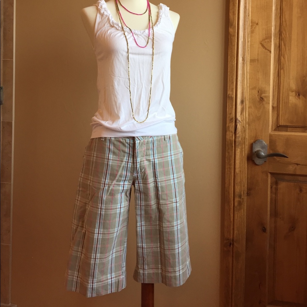 Long Plaid shorts