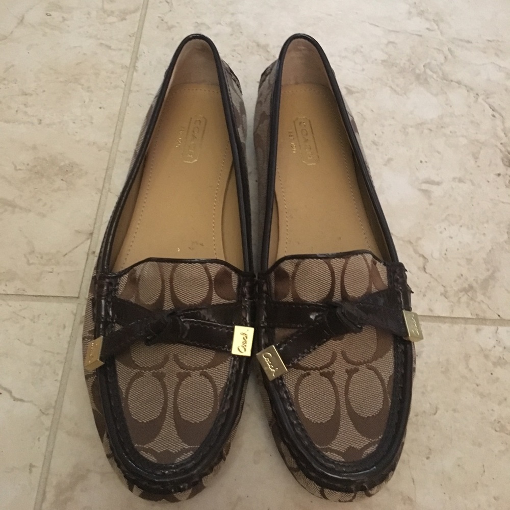 Coach Monogram loafers