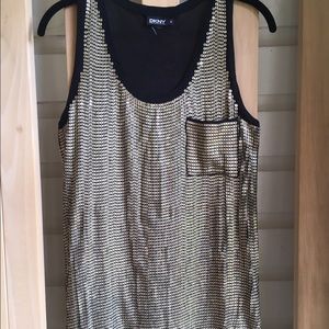 Sequined tank top