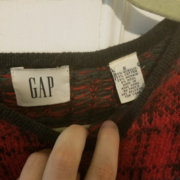 GAP Vintage Mohair/Wool Holiday Sweater - Picture 2 of 2