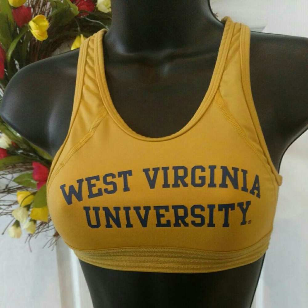 WVU sports bra