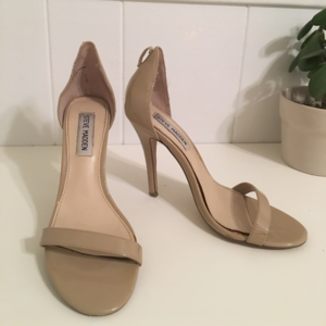 Steve Madden Nude Strap Heels