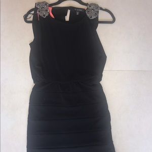 Black cutout dress