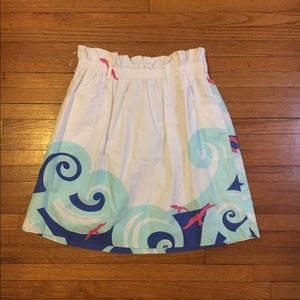 Lilly Pulitzer ride the wave skirt, size small