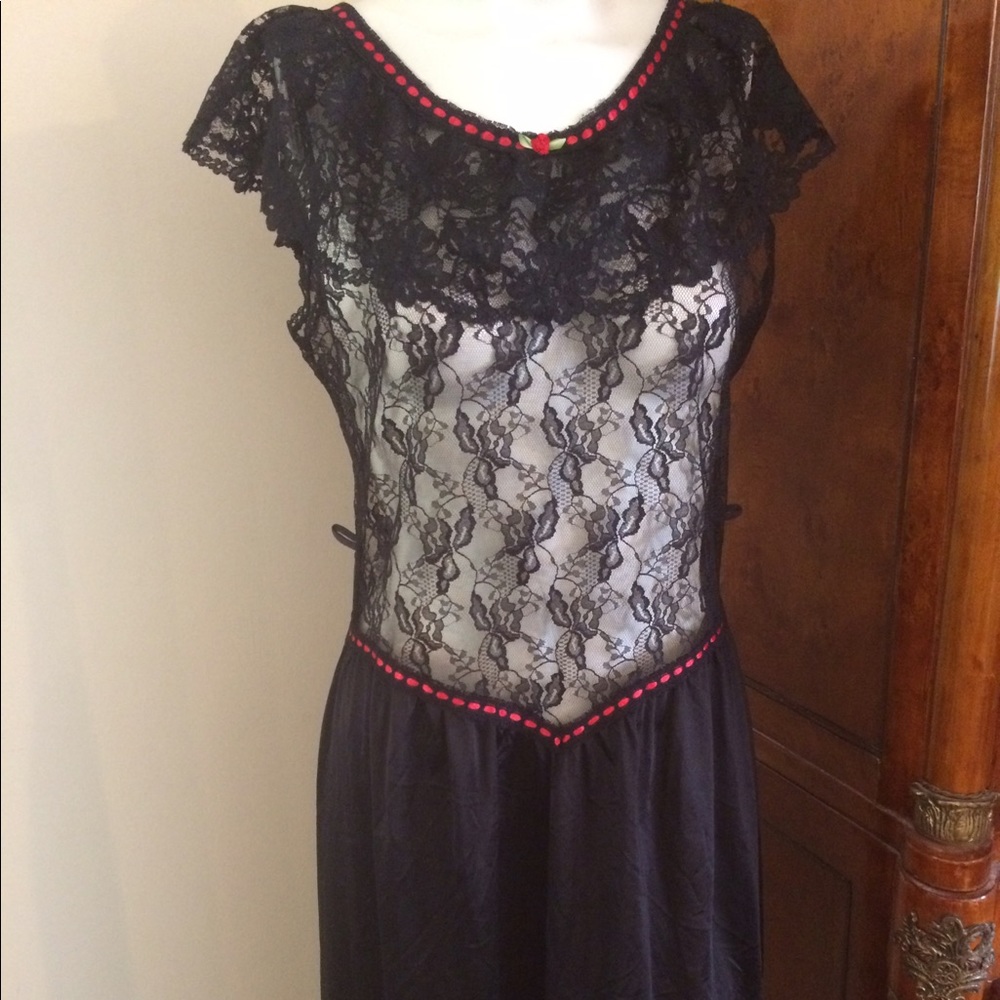 Vintage Stroke of Midnight Gown