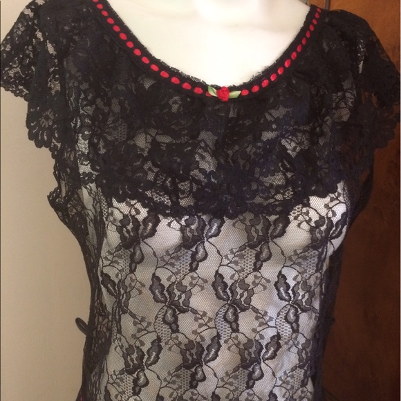 Vintage Stroke of Midnight Gown - Picture 2 of 6