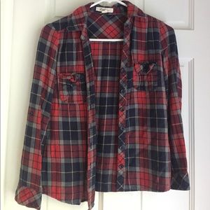 Forever 21 Long Sleeve Plaid Flannel