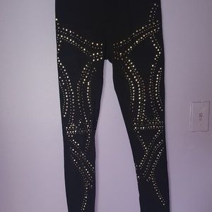 Studded leggings