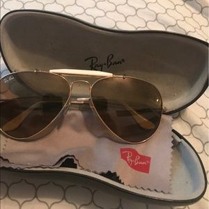 Authentic outdoorsmenIi rayban aviators