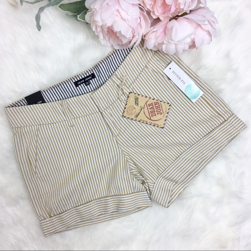 Dear John Stitch Fix Finnegan Roll Cuff Chino Tan