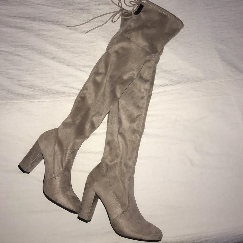 SUEDE THIGH HIGH BOOTS ✨