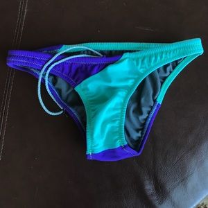 Jolyn bottoms- purple and light blue