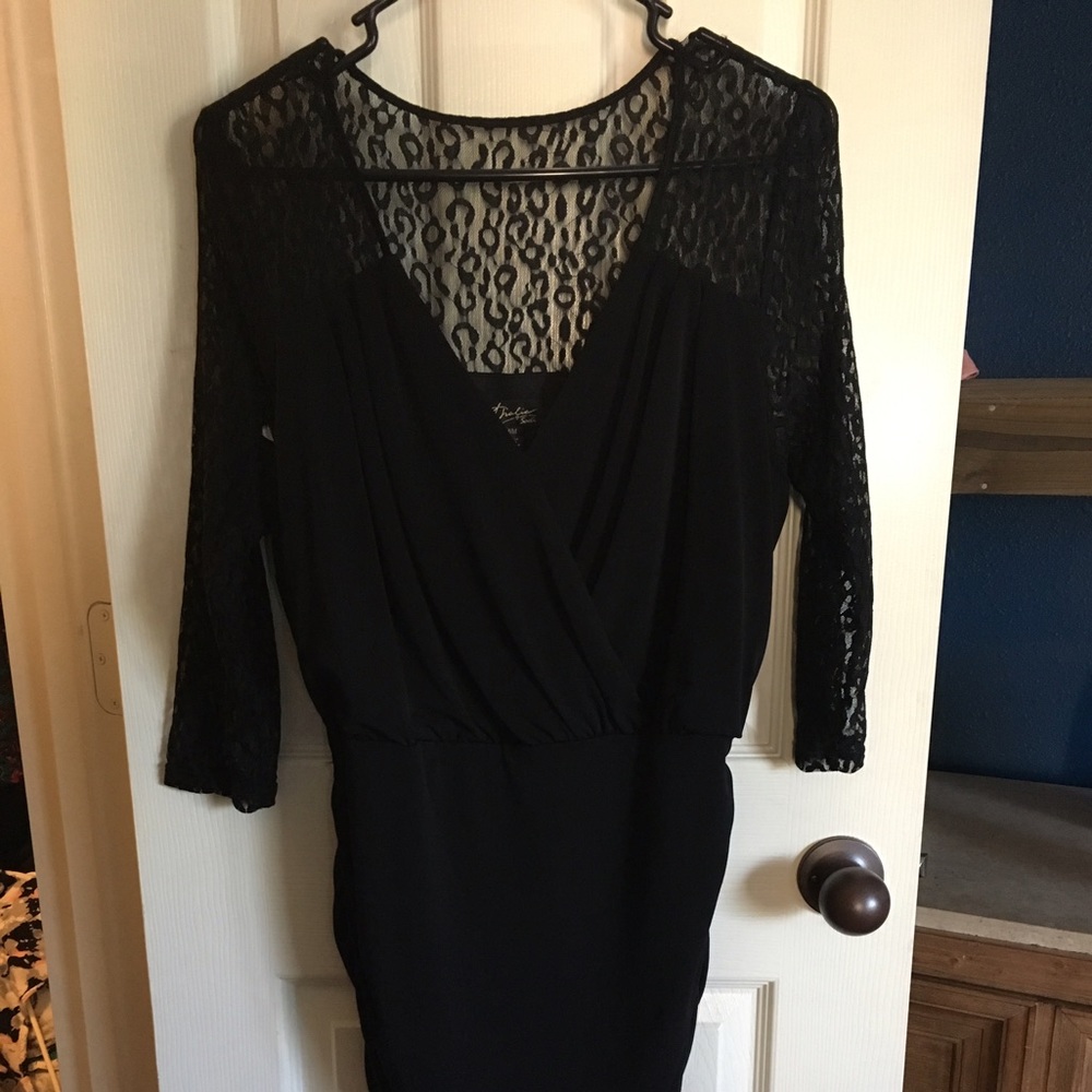 Sexy black Thalia dress