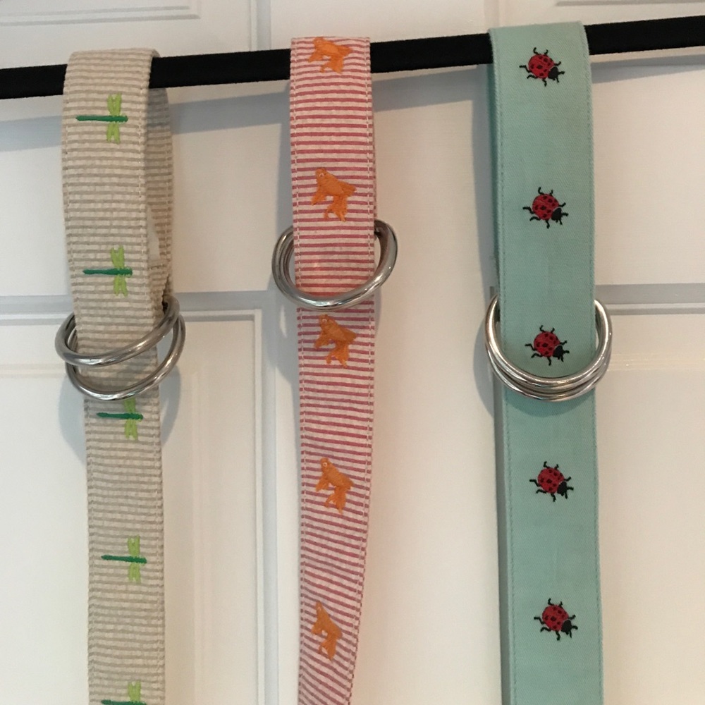 J. Crew critter belts