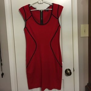 Express red dress