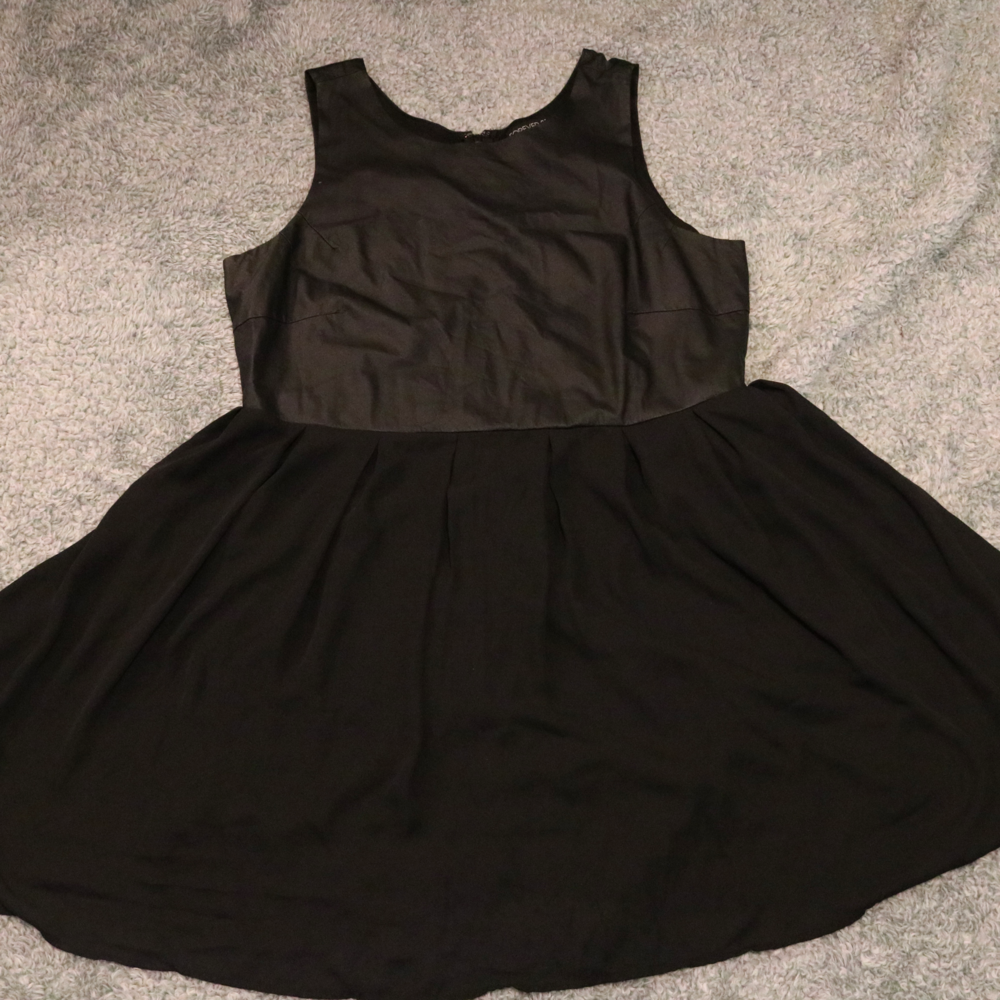 Leather Top Dress