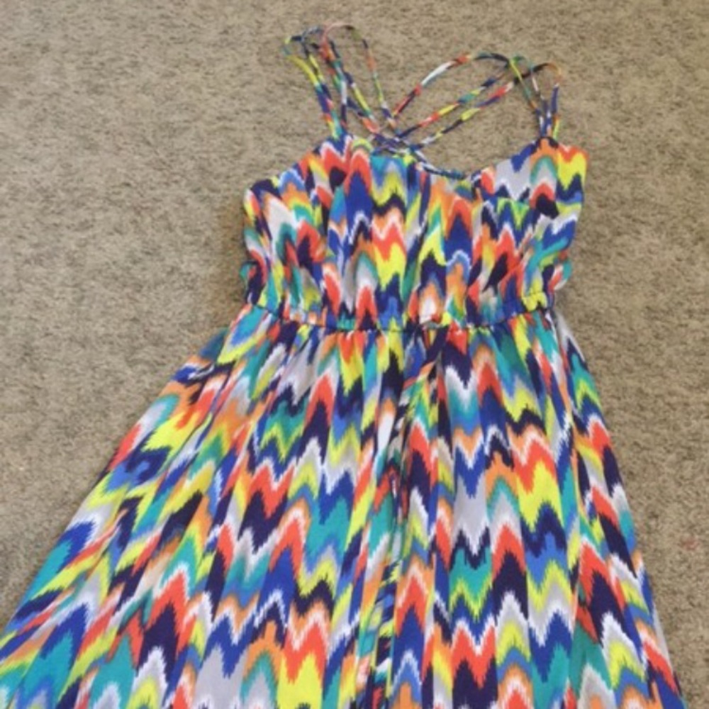 Strappy colorful dress
