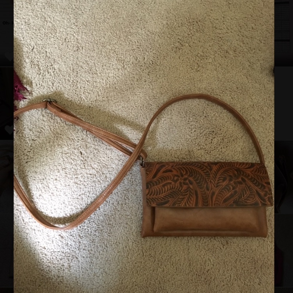 Leather crossbody