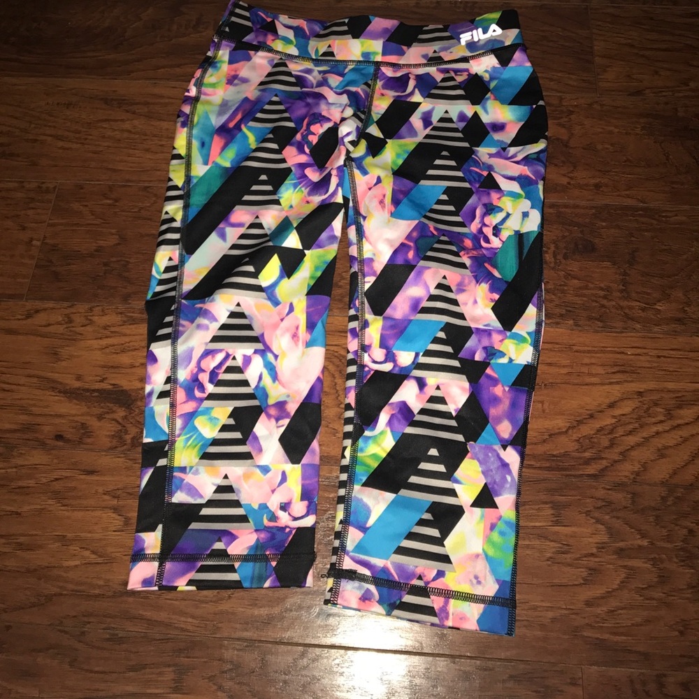 Capri multicolored leggings RUNS BIG