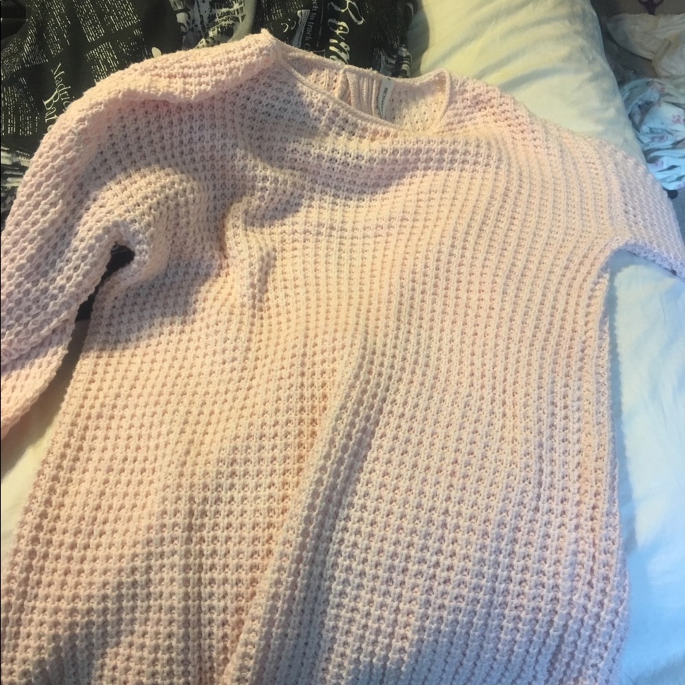 Pink big sweater