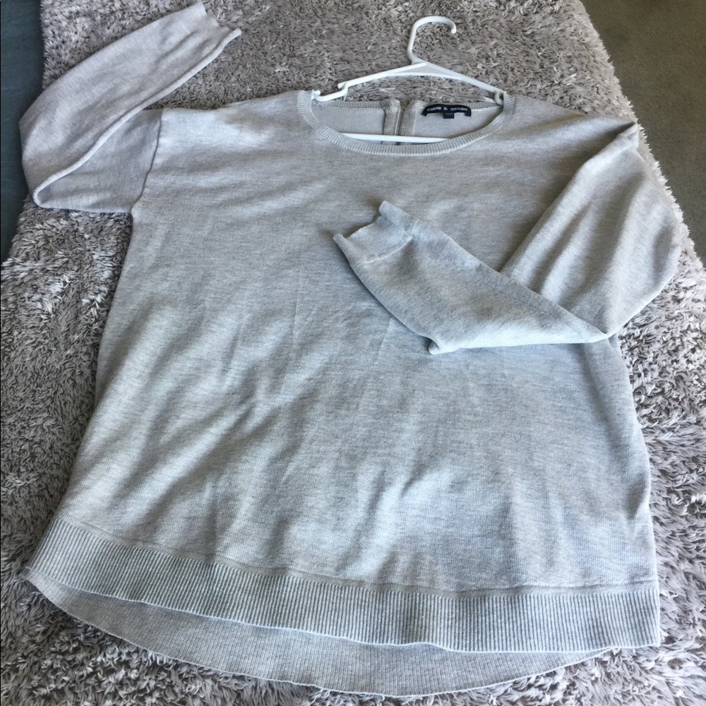 Grey sweater