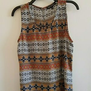 Sarah Michelle layered sleeveless top