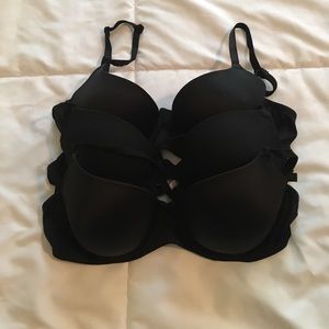 (3) PINK Wear Everywhere Lightly Lined Bras 34B