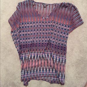 Maternity swim coverup multi colored