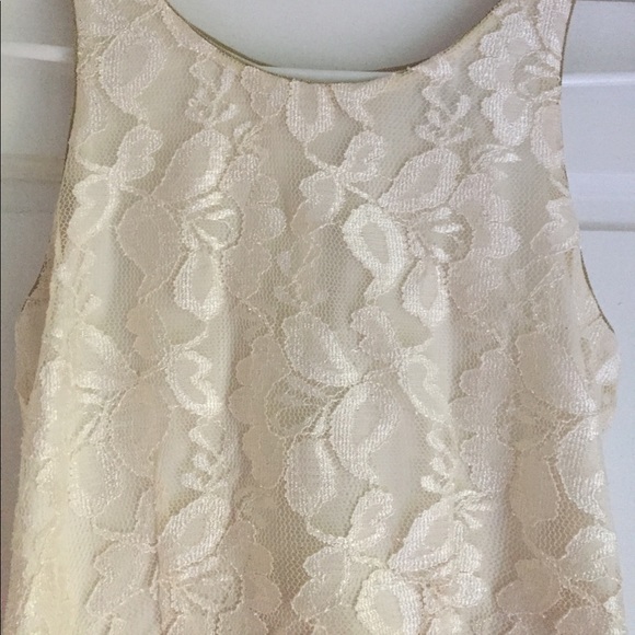 Express Lace Peplum Top - Picture 3 of 4