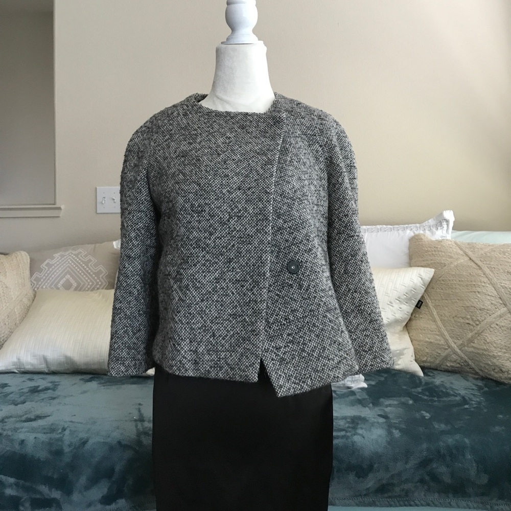 Banana Republic Tweed Crop coat