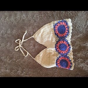 Crochet Crop Top Medium