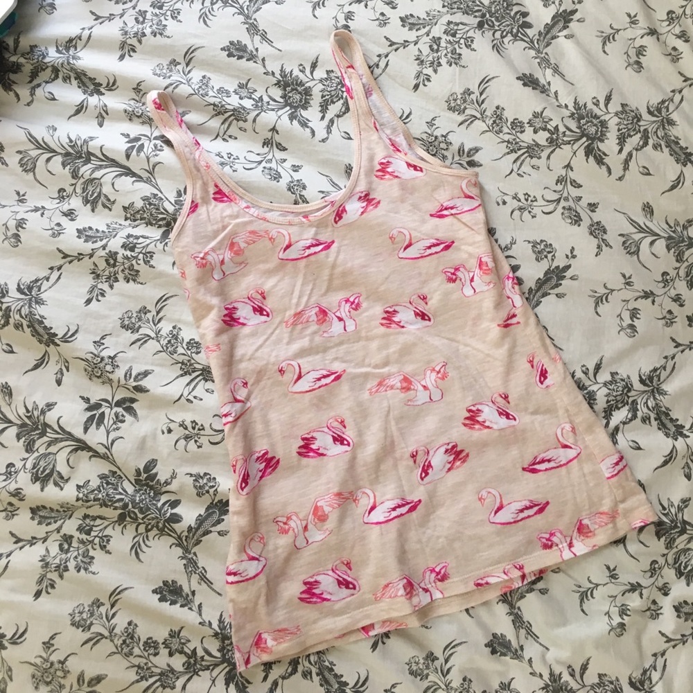 Pink Swan tank top