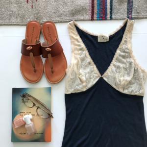 PINS AND NEEDLES • Lace top tank top