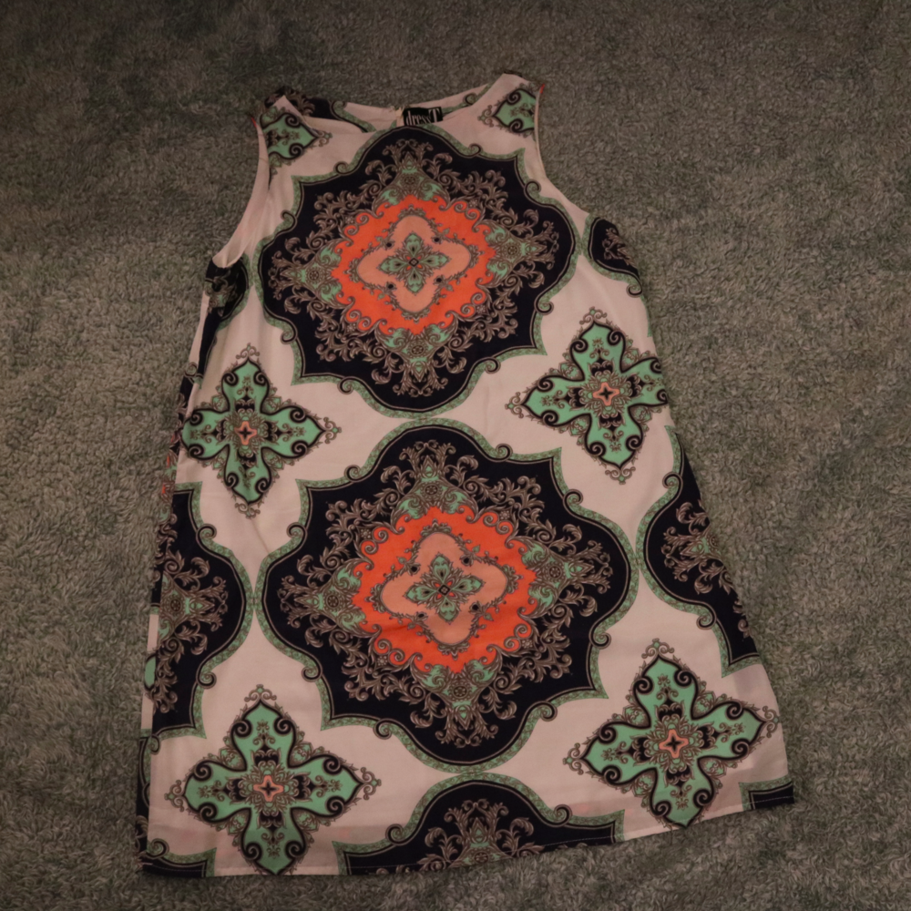 Dress with a paisley feel