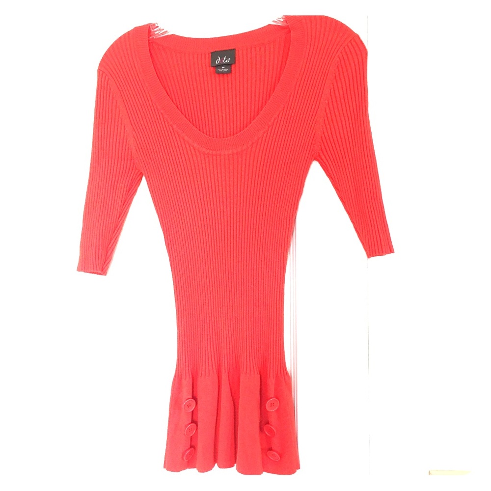 "Dots" orange sweater