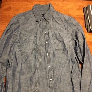 Land's End chambray shirt