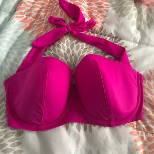 Pink bathing suit top