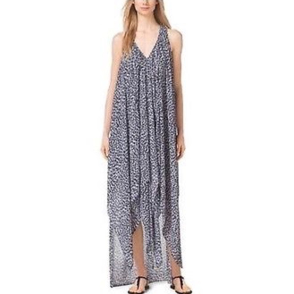 MK kaftan in leopard