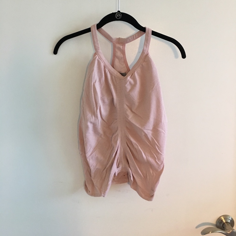 Ballerina pink athlete yoga top