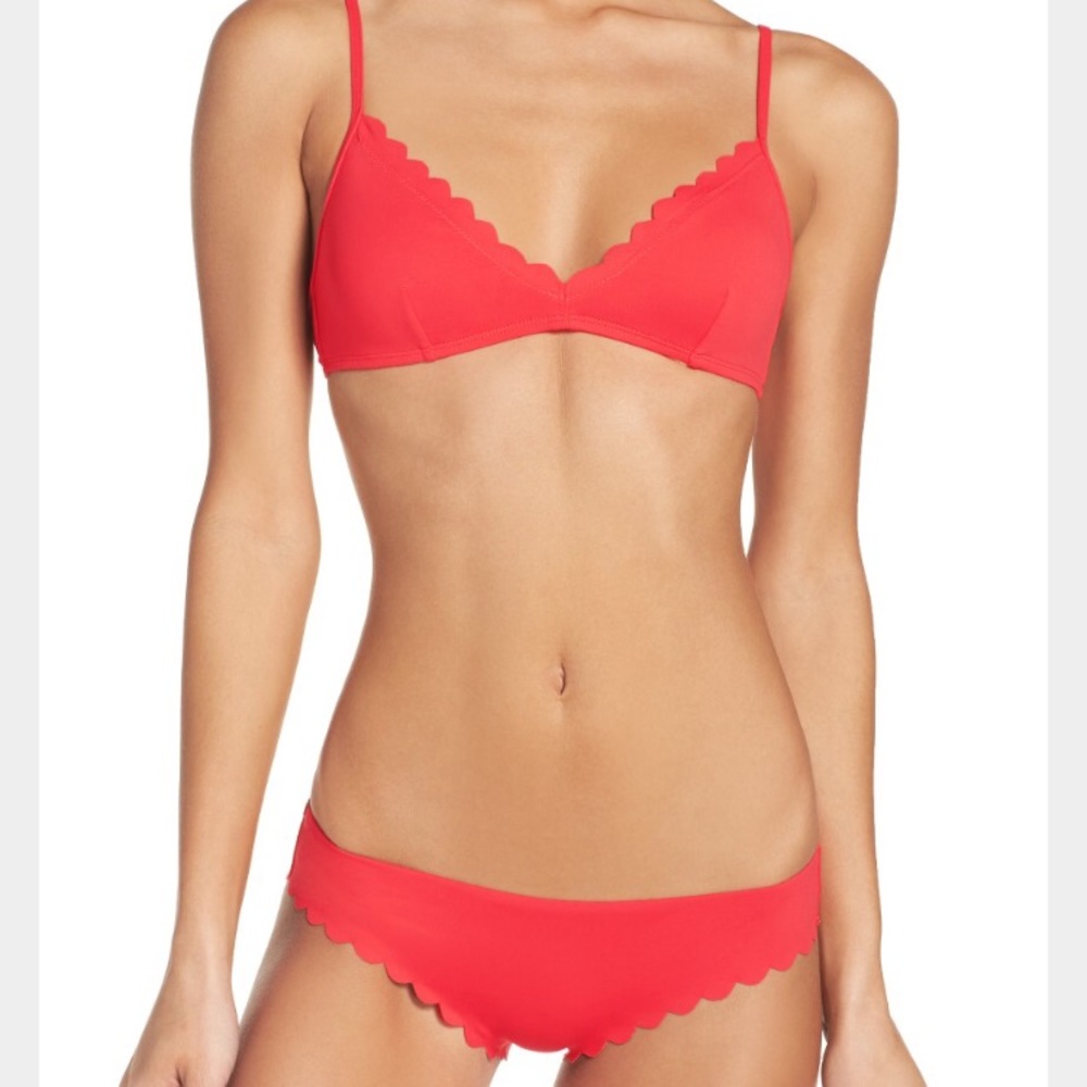 Red j. Crew bikini set