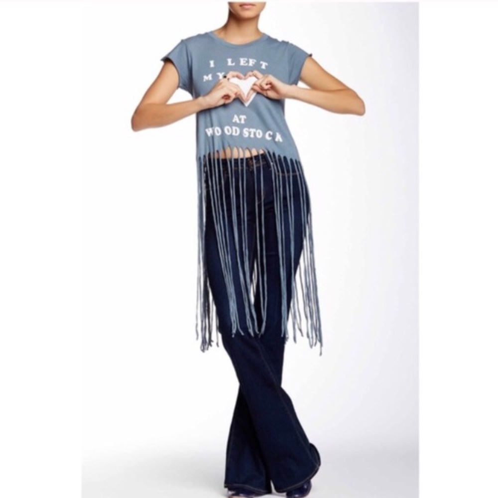 NWT WILDFOX | Woodstock Fringe Top Medium {B04}