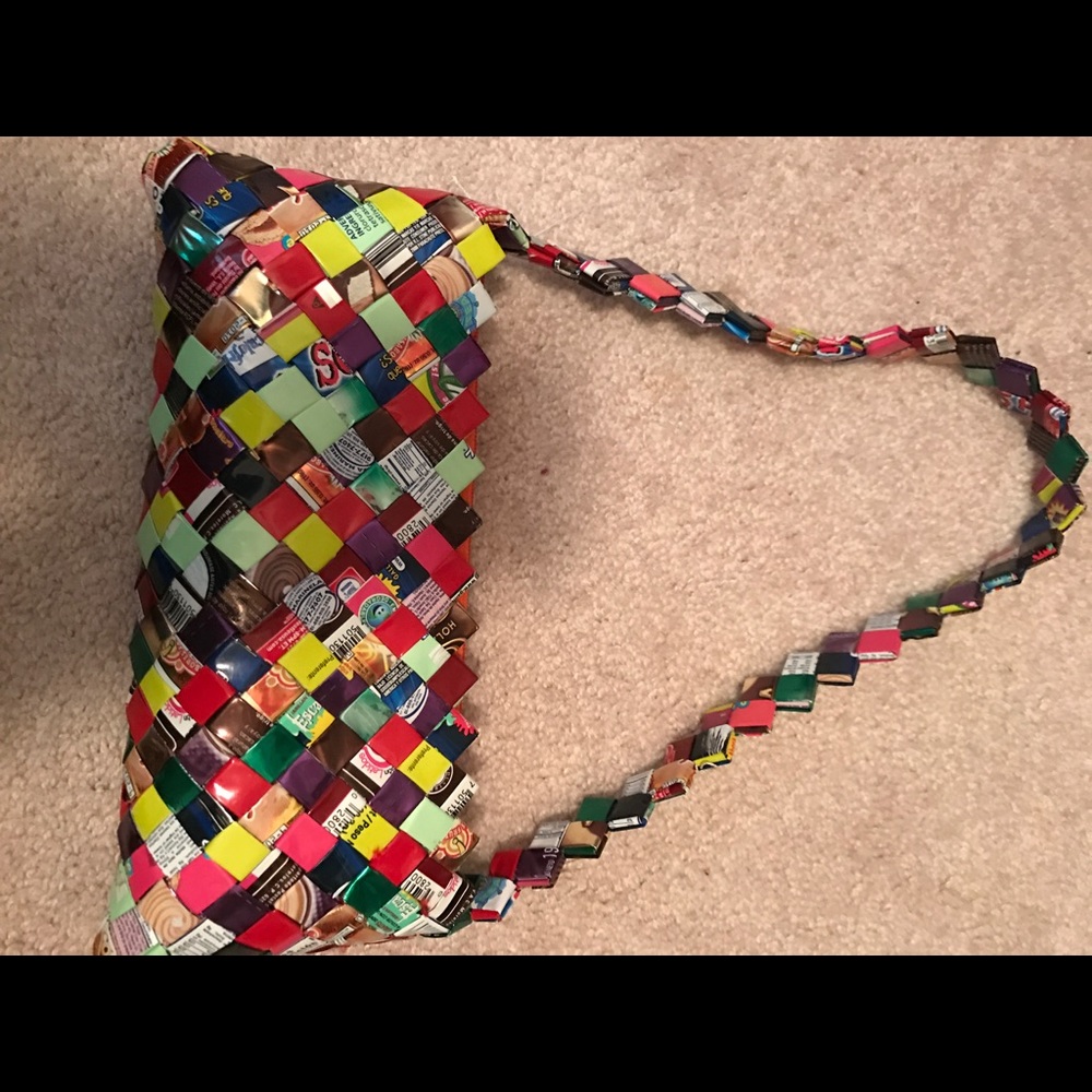 Candy wrapper purse
