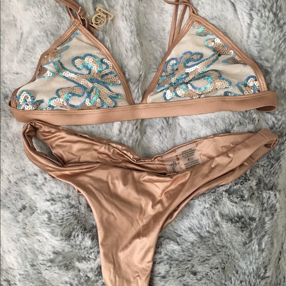 Beach bunny bronze bikini