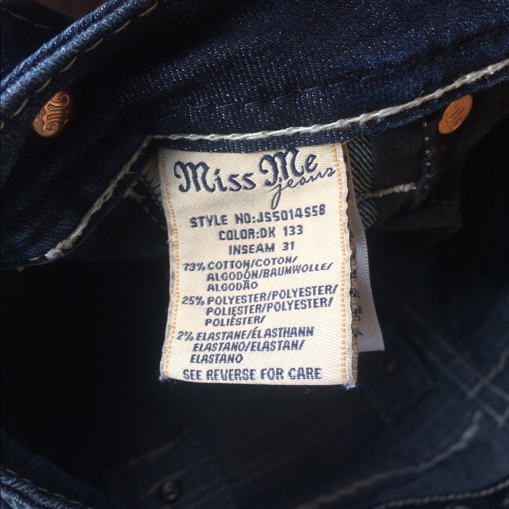 Miss Me Skinny jeans, size 25