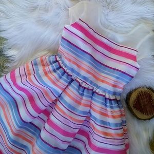 Gymboree little girls striped dress