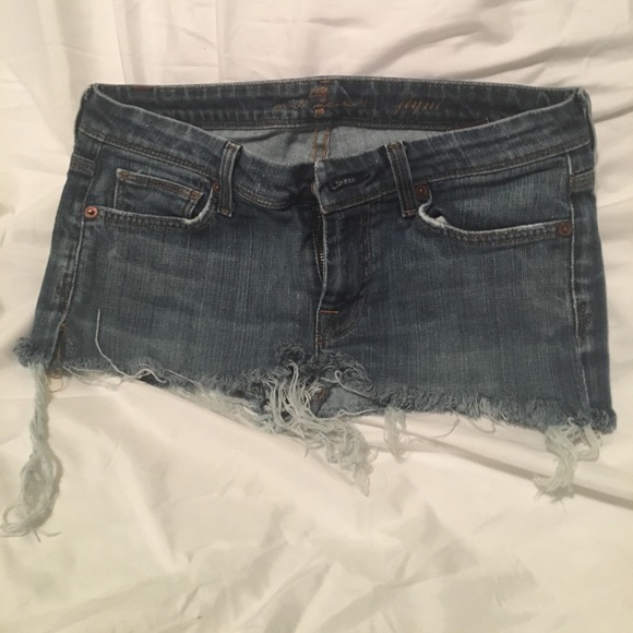7 jeans Jean shorts - Picture 2 of 4