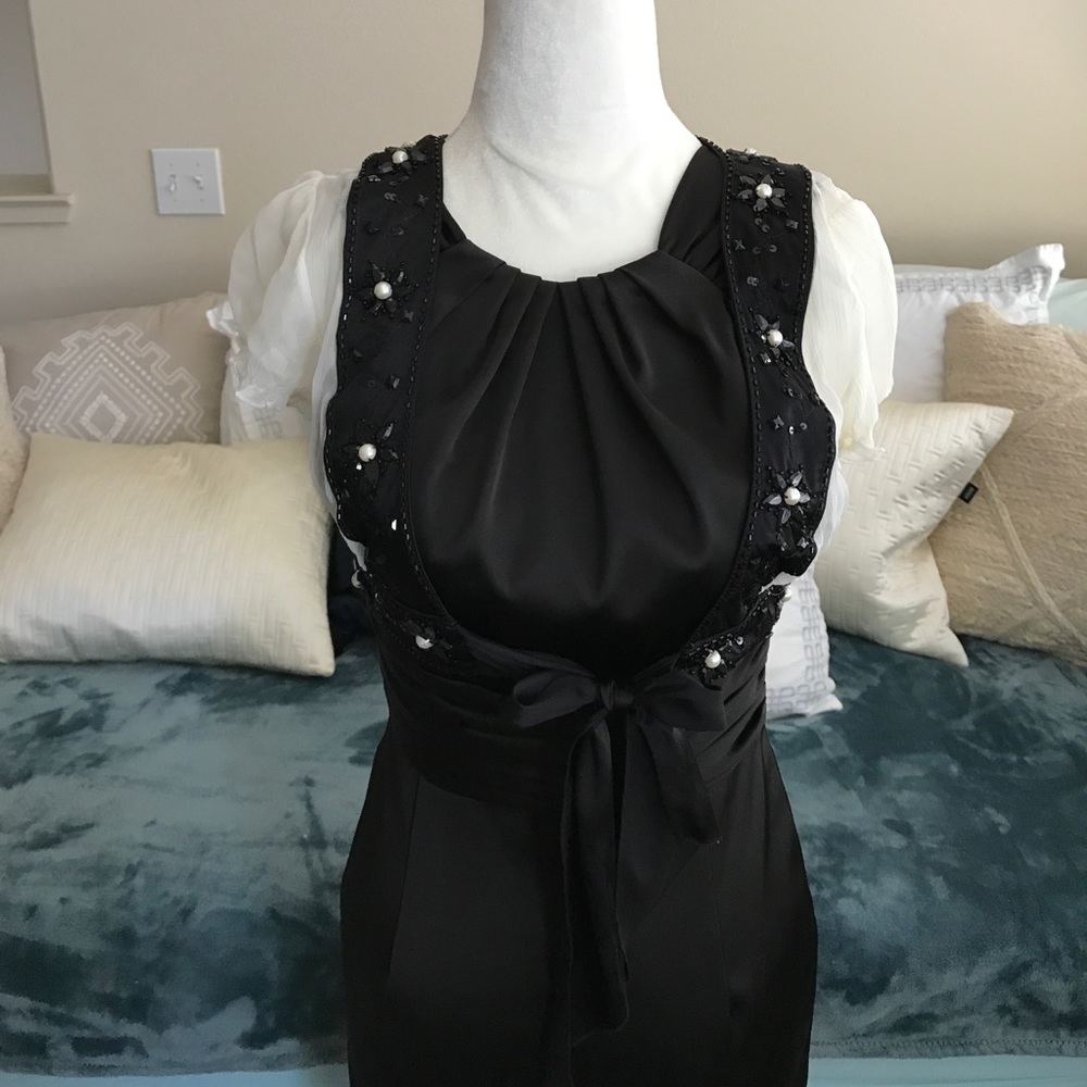 Bebe sheer crop wrap