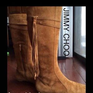 Jimmy Choo suede boots