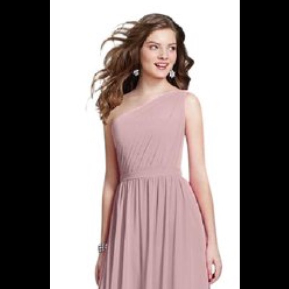 7243L Alfred Angelo linen color dress size 8