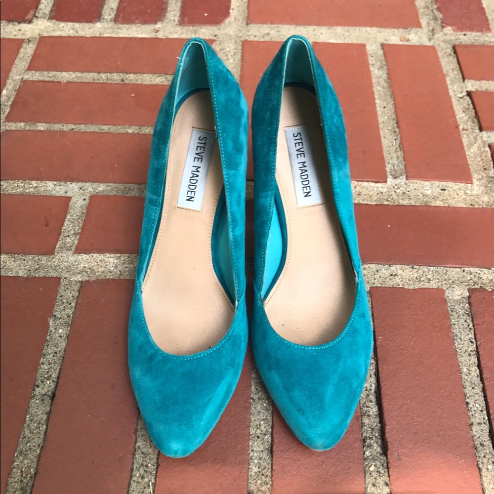 Real suede Steve Madden heels - worn only once